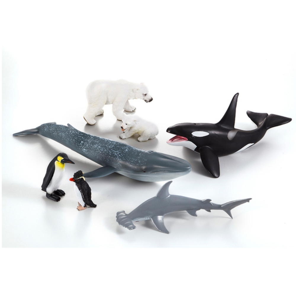 小牛津 - collectA英國高擬真模型- 海洋生物禮盒組7入 / R84203