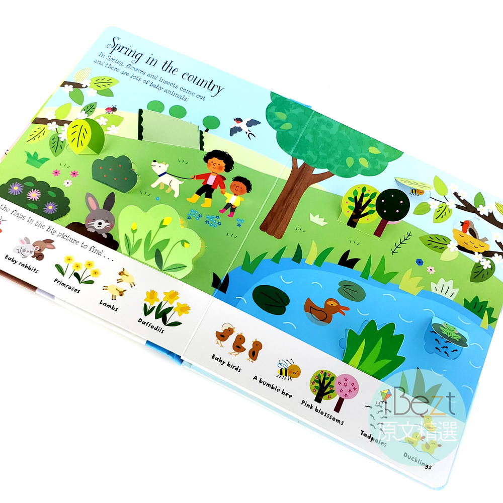 Lift-the-Flap Seasons and Weather 80頁翻翻書關於季節的變動