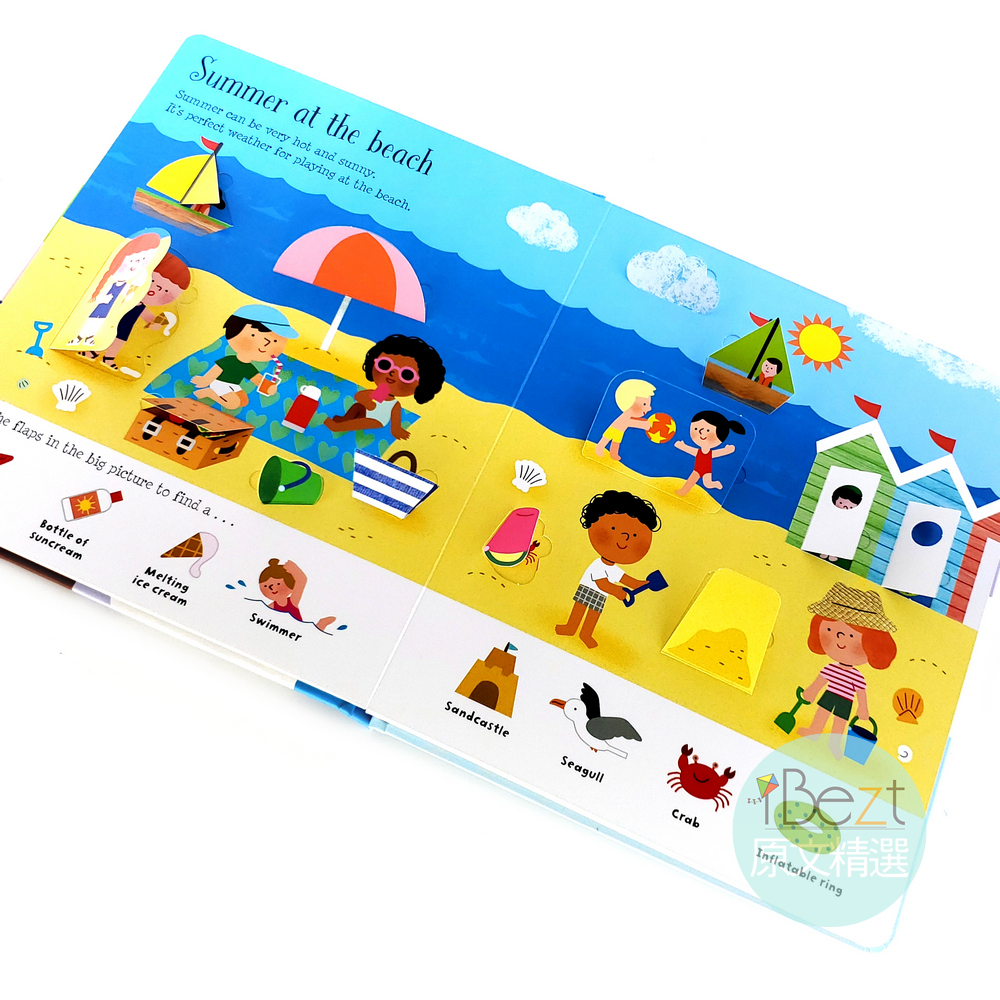 Lift-the-Flap Seasons and Weather 80頁翻翻書關於季節的變動