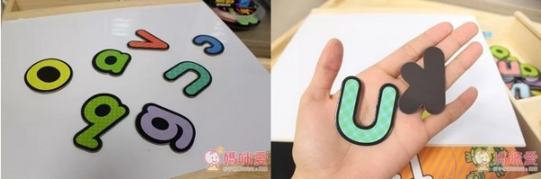 背面都是吸磁設計，可以直接貼在白板上玩。