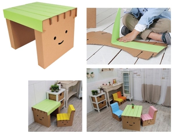 Korean Corner紙製奇趣麥莉桌椅