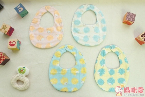 日本純手工八層紗雙面圍兜