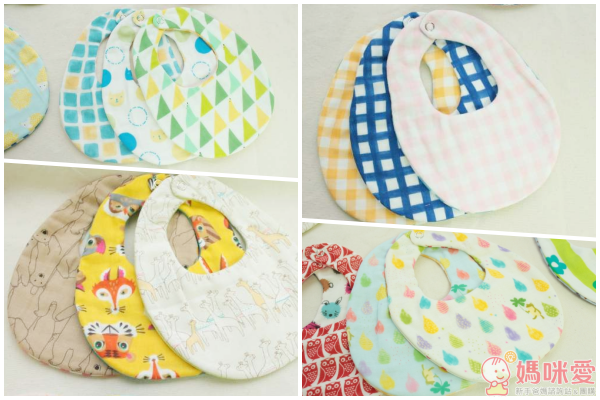 日本純手工八層紗雙面圍兜