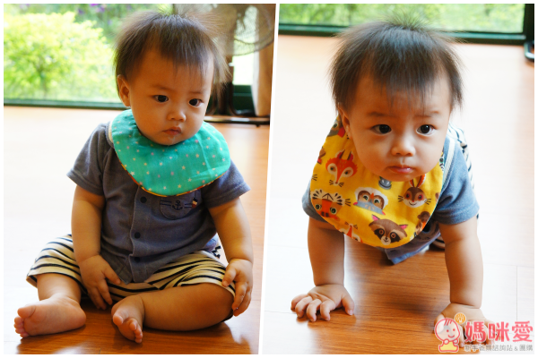 日本純手工八層紗雙面圍兜