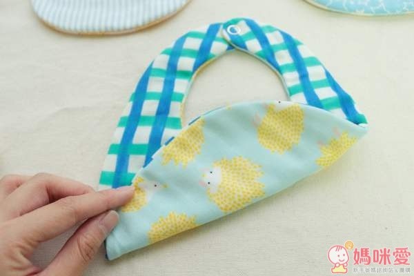 日本純手工八層紗雙面圍兜