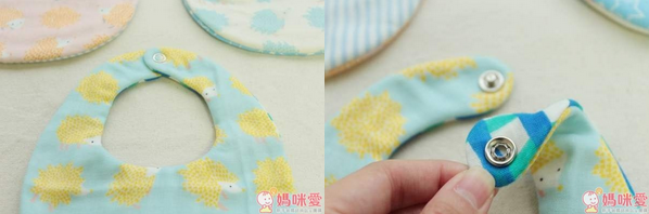 日本純手工八層紗雙面圍兜