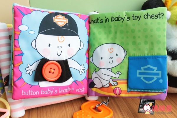 哈雷機車嬰兒布書