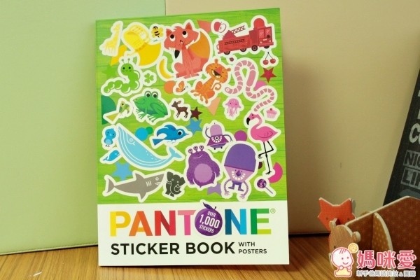 色彩貼紙海報書