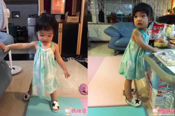 真皮材質穿著也不會悶熱，玹玹拿來當作室內鞋也很舒適喔！