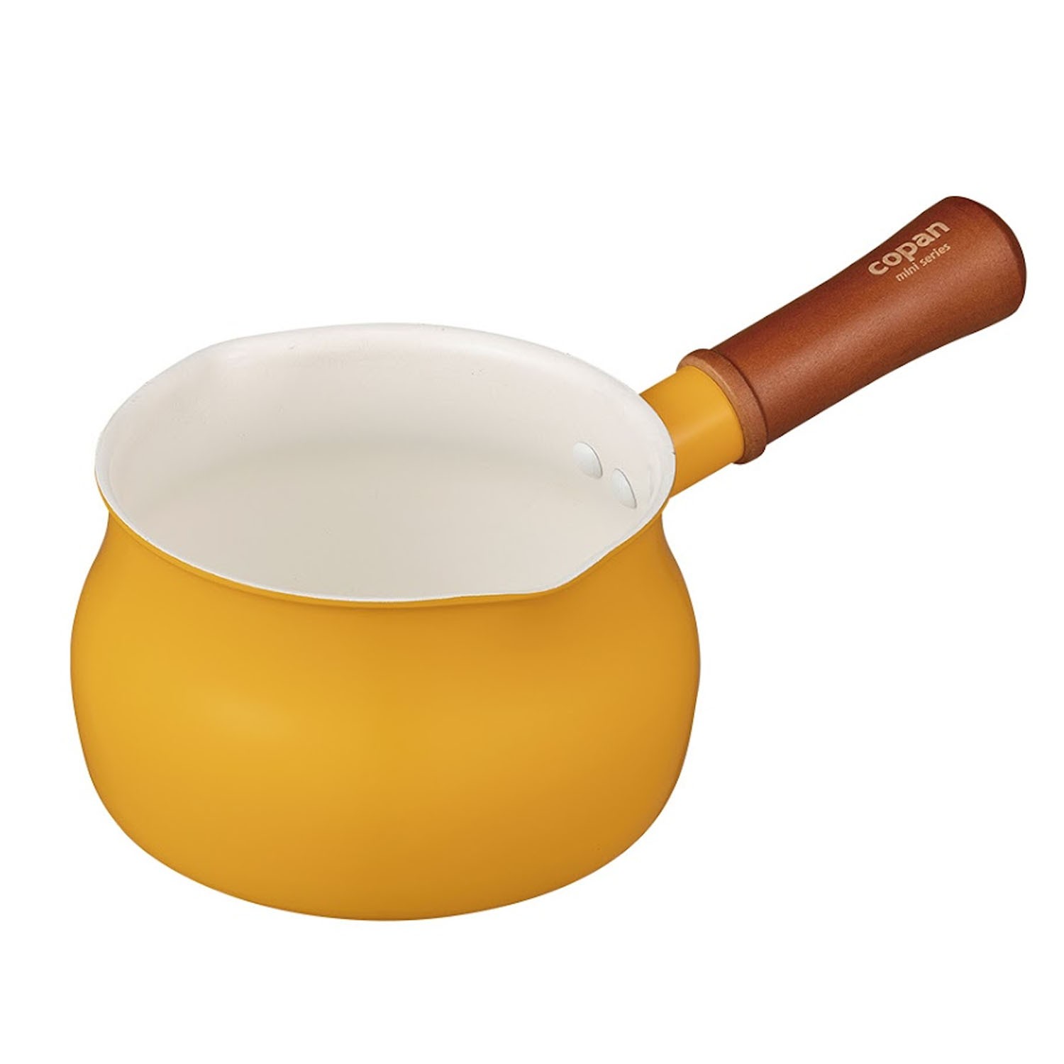 日本 CB JAPAN - COPAN 系列多用途迷你牛奶深鍋-芥末黃 (W27xD15.5xH10.5cm)-13cm