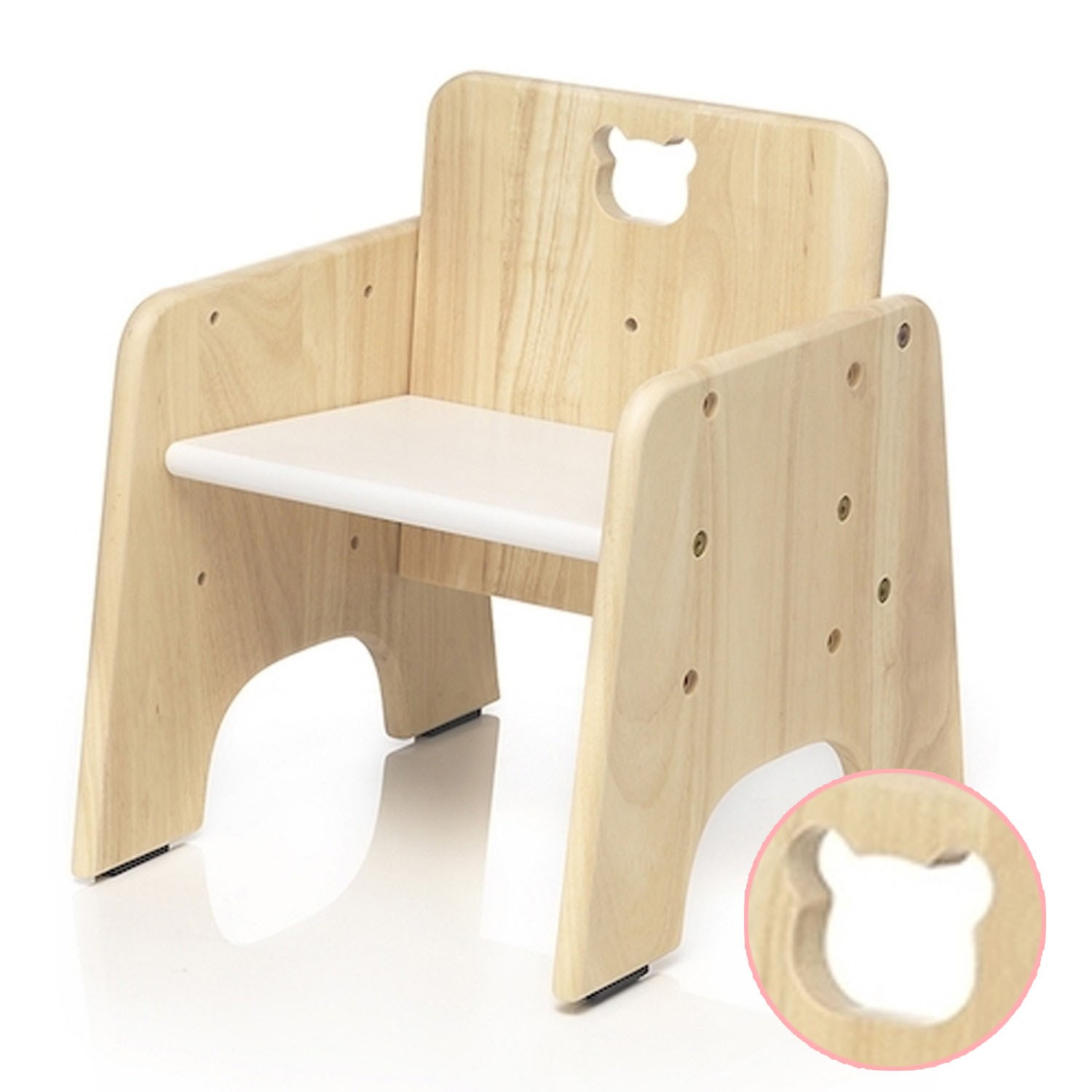 愛兒館 ilovekids - [第二代新版]我的第一張小椅子-熊熊 (33x39x40cm)