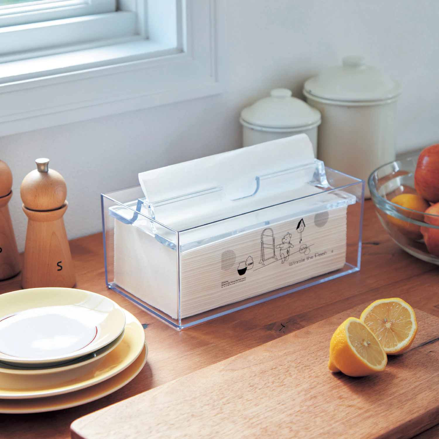 日本千趣會 - 迪士尼 衛生紙收納盒-小熊維尼