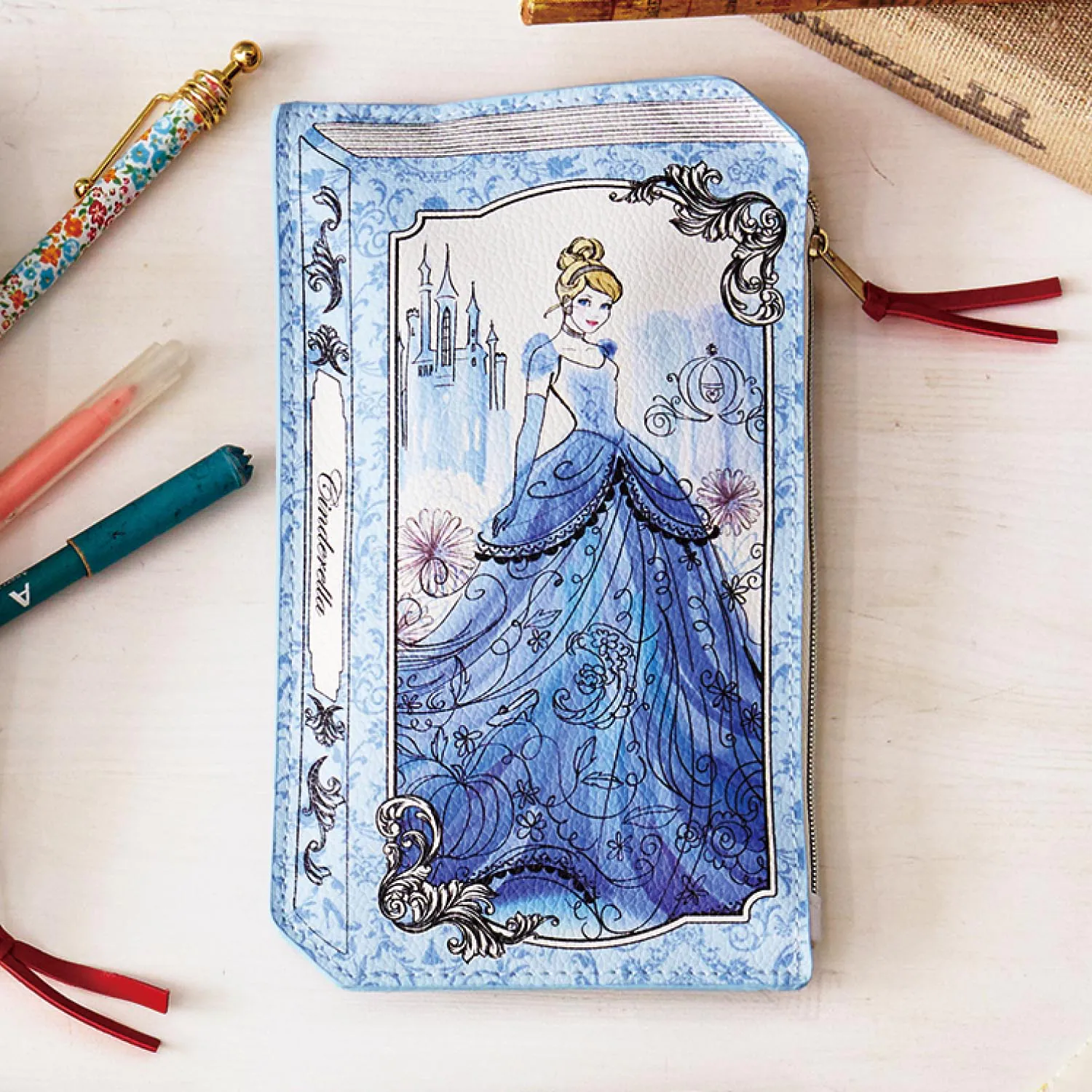 日本千趣會 - 迪士尼 公主系列化妝包/收納包-魔髮奇緣