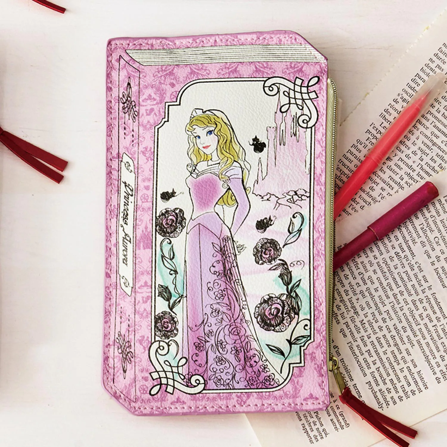 日本千趣會 - 迪士尼 公主系列化妝包/收納包-魔髮奇緣