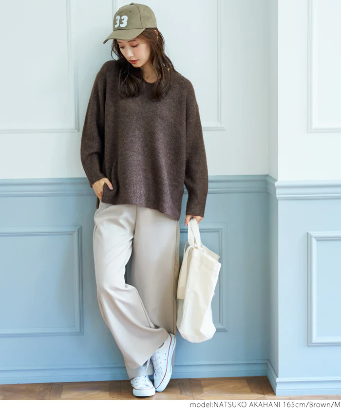 日本 COCA - 百搭舒膚柔軟針織毛衣-V領-淺黃綠