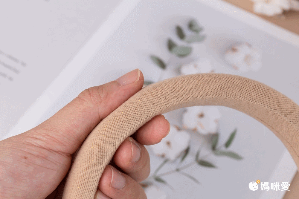 氣質復古秋冬色系髮箍-麂皮海綿-奶咖啡色