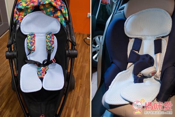 奇哥 - 立體超透氣涼墊-推車/汽座專用