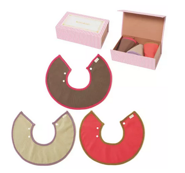 【日本 MARLMARL】 刺繡姓名 ❤寶寶的專屬禮物❤360度造型圍兜 / 圍兜禮盒組