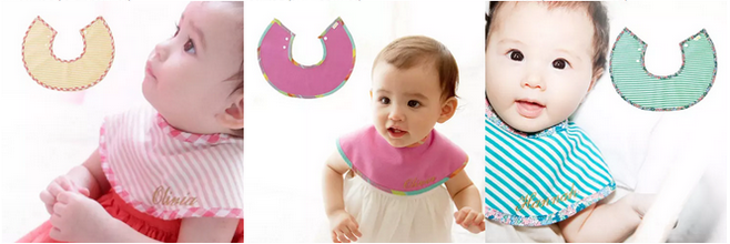 【日本 MARLMARL】 刺繡姓名 ❤寶寶的專屬禮物❤360度造型圍兜 / 圍兜禮盒組