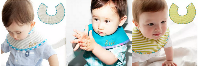 【日本 MARLMARL】 刺繡姓名 ❤寶寶的專屬禮物❤360度造型圍兜 / 圍兜禮盒組