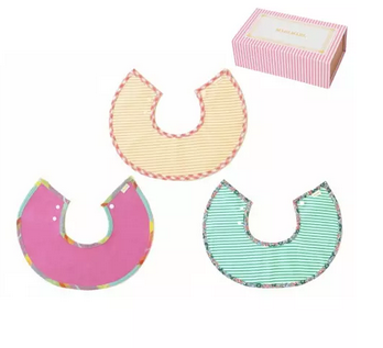 【日本 MARLMARL】 刺繡姓名 ❤寶寶的專屬禮物❤360度造型圍兜 / 圍兜禮盒組