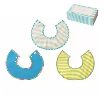 【日本 MARLMARL】 刺繡姓名 ❤寶寶的專屬禮物❤360度造型圍兜 / 圍兜禮盒組 