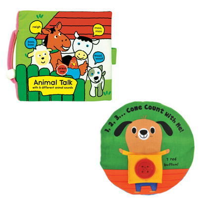 【​美國 K's Kids】幼兒布書/火車造型床圍組 ♫ 啟發小月齡寶寶多重感官(新品加入！)