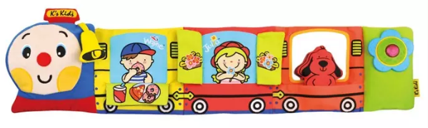 【​美國 K's Kids】幼兒布書/火車造型床圍組 ♫ 啟發小月齡寶寶多重感官(新品加入！)