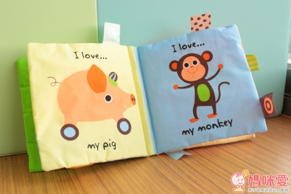 美國 K's Kids 幼兒布書我愛我的大象