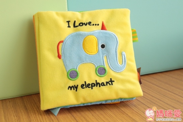 美國 K's Kids 幼兒布書我愛我的大象