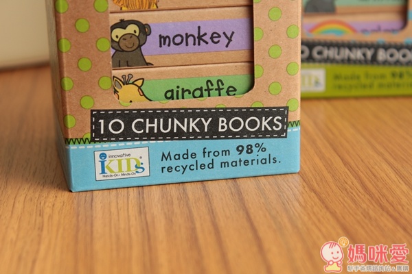 【美國​innovativeKids】方塊厚紙書塔 ♫ 可愛插畫陪伴寶貝簡單學英文
