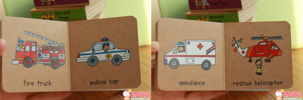 【美國​innovativeKids】方塊厚紙書塔 ♫ 可愛插畫陪伴寶貝簡單學英文