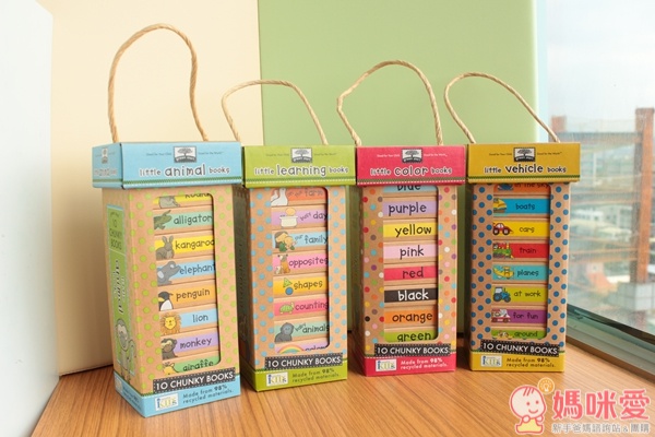 【美國​innovativeKids】方塊厚紙書塔 ♫ 可愛插畫陪伴寶貝簡單學英文