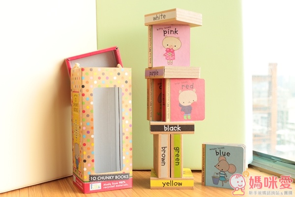 【美國​innovativeKids】方塊厚紙書塔 ♫ 可愛插畫陪伴寶貝簡單學英文