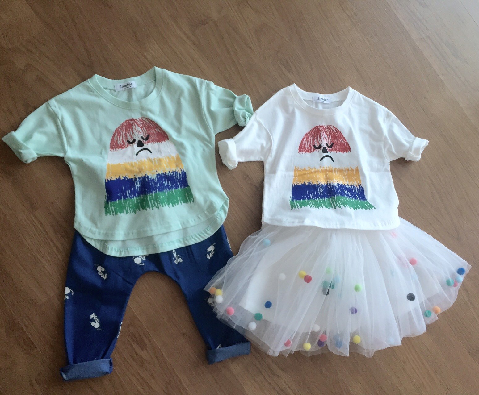  2 meter 繽紛亮眼的服裝