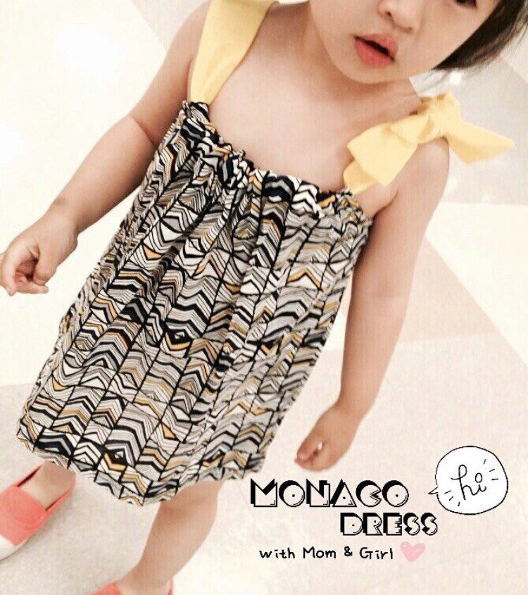 蝴蝶結圖騰洋裝