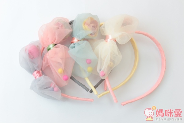 繽紛花朵髮箍