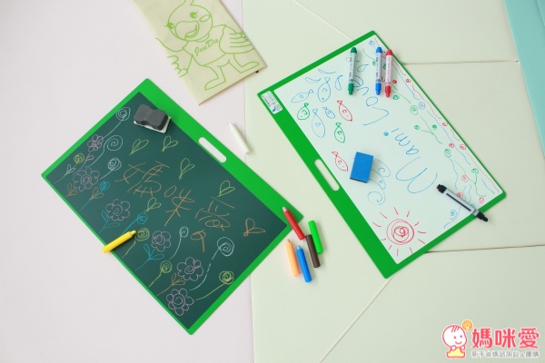 MIT【究達】環保無毒 ♫ 黑白小畫板/水溶性粉筆/白板筆 ✶ 揮灑創意塗鴉趣