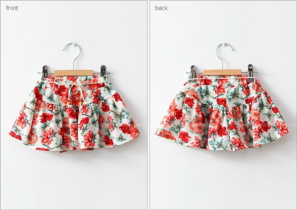 腰部繫上一條黃紅串珠腰帶,好別緻呢!