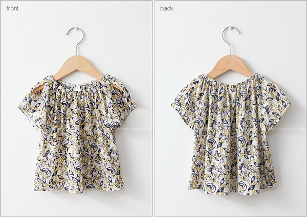 渡假風露肩上衣