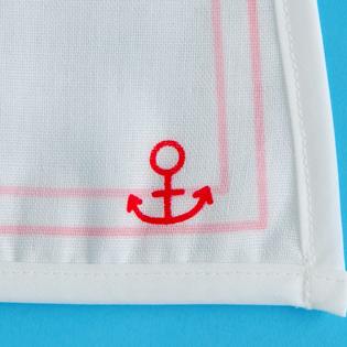 阿卡將日本製純棉汗巾 - 男寶藍