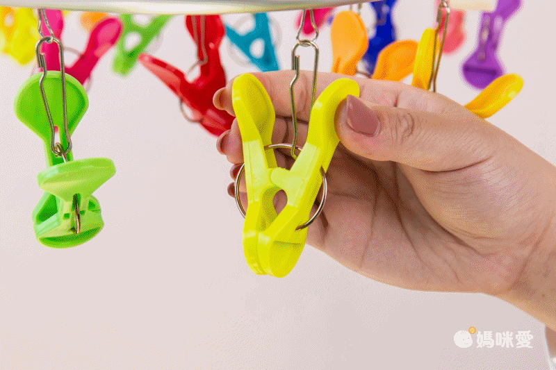 日本代購 - 熱銷定番 SUNNY系列彩虹可折疊衣架-20小夾組 (38×35×33cm)