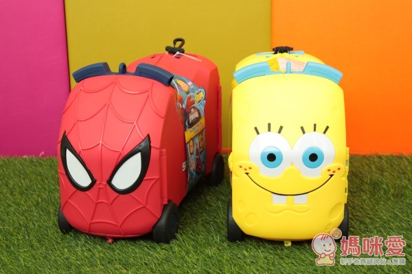 VRUM兒童行李箱 鋼鐵人 蜘蛛人 海綿寶寶 蝙蝠俠