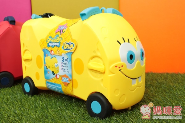 VRUM兒童行李箱 鋼鐵人 蜘蛛人 海綿寶寶 蝙蝠俠