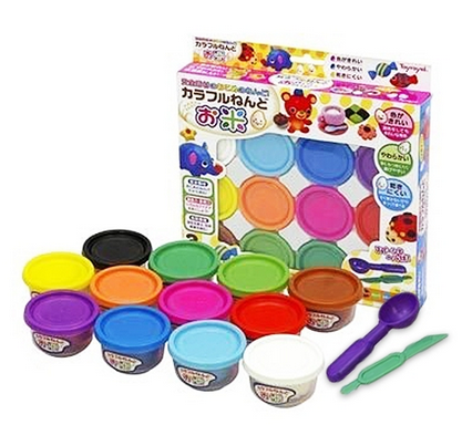 日本,樂雅,Toyroyal,米黏土,黏土,安全,無毒,天然,勞作,遊戲,動手,DIY