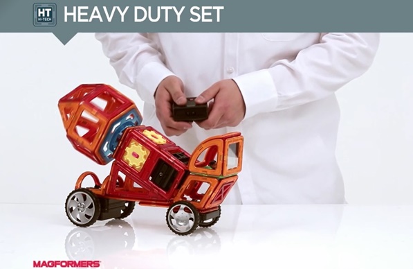 Magformers 磁性建構片自動重型車