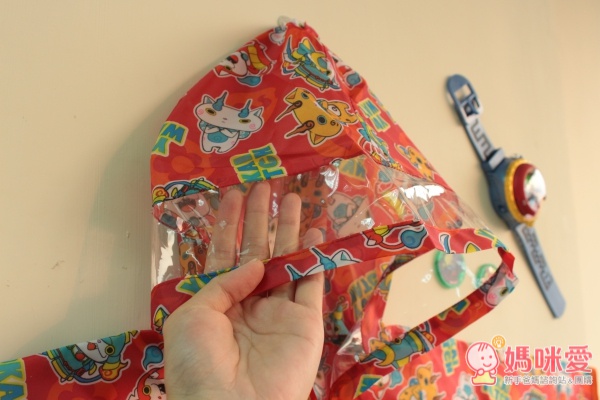 妖怪手錶兒童雨衣（橘色 / 藍色）