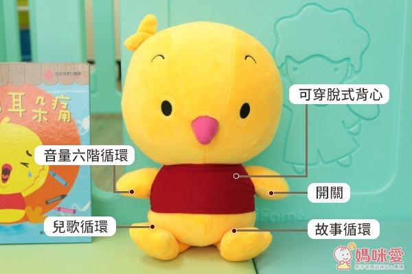 華碩文化全台首賣的絨布娃娃故事機